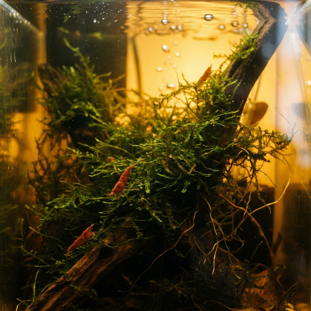 Muschio di Giava — Pianta Acquatica per Acquario Caridine — immagine 3