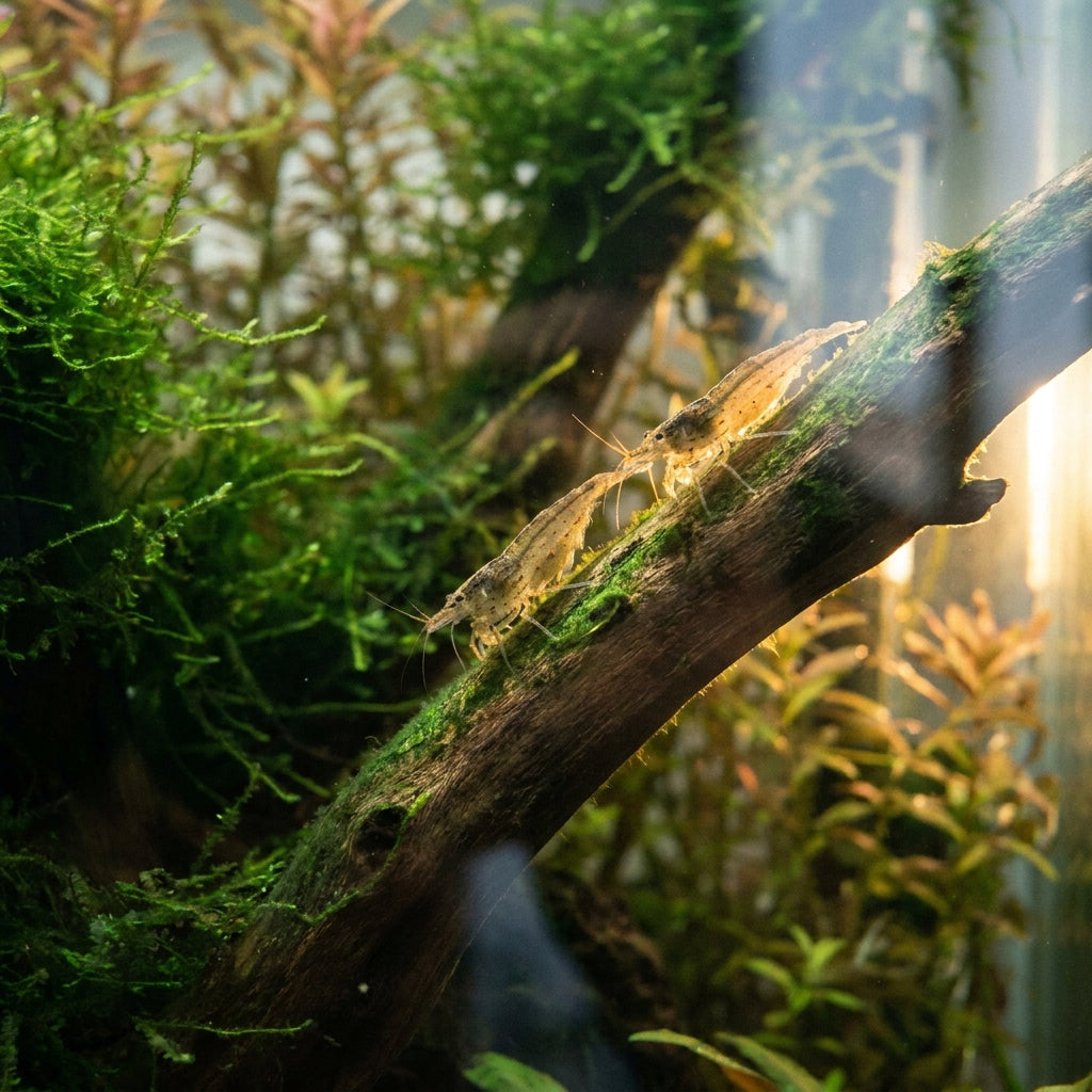 Amano Shrimp — 10 Gamberetti Vivi Pulizia Alghe — immagine 3