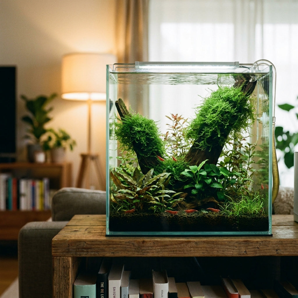Acquario Nano Cubo 30 Litri — Vasca per Caridine e Acquascape — immagine 3