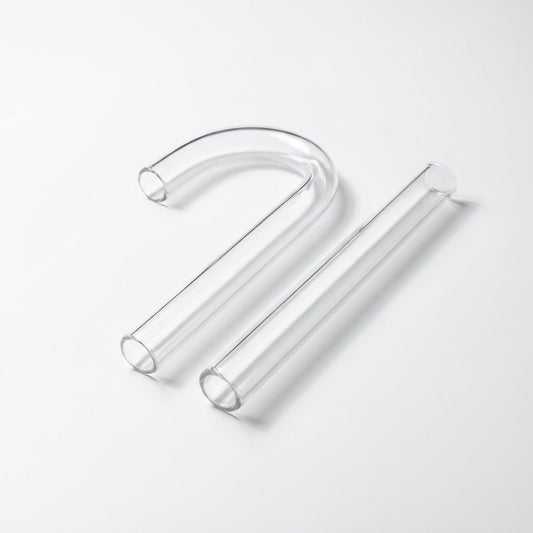 Lily Pipe in Vetro — Set Entrata/Uscita per Filtro Esterno — immagine 1