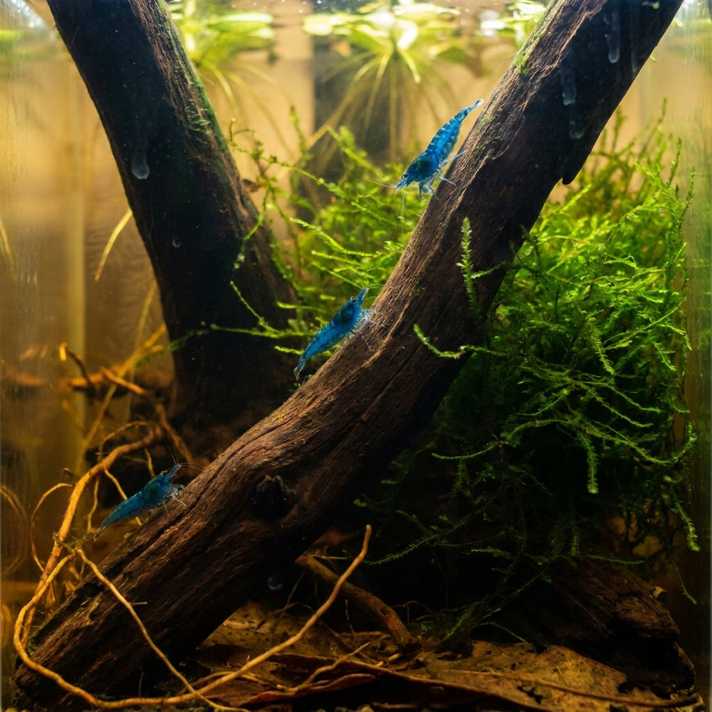 Neocaridina Blue Dream — 10 Caridine Vive Blu — immagine 3