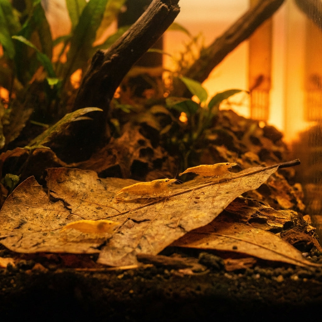 Neocaridina Yellow e Orange — 10 Caridine Vive — immagine 3